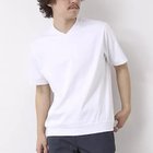 【ノーリーズ グッドマン/NOLLEY'S goodman / MEN】の《ビジカジ対応》シルケットスムース Vネック ドレスTシャツ 25SS ホワイト|ID: prp329100004411196 ipo3291000000030803437