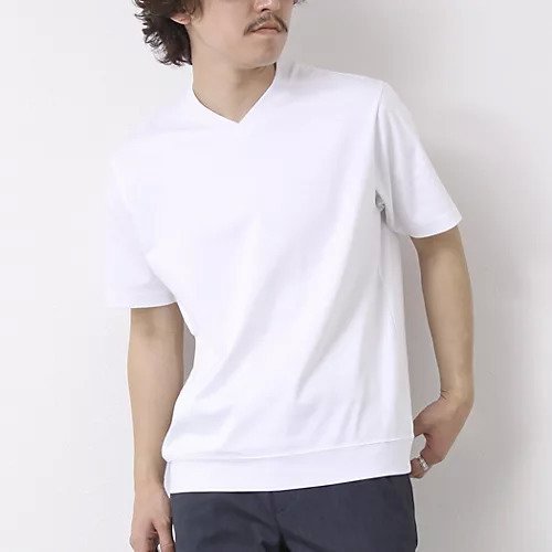 【ノーリーズ グッドマン/NOLLEY'S goodman / MEN】の《ビジカジ対応》シルケットスムース Vネック ドレスTシャツ 25SS インテリア・キッズ・メンズ・レディースファッション・服の通販 founy(ファニー) 　ファッション　Fashion　メンズファッション　MEN　2025年　2025　2025春夏・S/S　Ss,Spring/Summer,2025　インナー　Inner　カーディガン　Cardigan　クール　Cool　シルケット　Mercerization　ジャケット　Jacket　ドレス　Dress　バランス　Balance　ビジネス 仕事 通勤　Business　エレガント 上品　Elegant　夏　Summer　春　Spring　S/S・春夏　Ss・Spring/Summer　無地　Plain Color　ホワイト|ID: prp329100004411196 ipo3291000000030803437