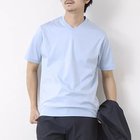 【ノーリーズ グッドマン/NOLLEY'S goodman / MEN】の《ビジカジ対応》シルケットスムース Vネック ドレスTシャツ 25SS 人気、トレンドファッション・服の通販 founy(ファニー) ファッション Fashion メンズファッション MEN 2025年 2025 2025春夏・S/S Ss,Spring/Summer,2025 インナー Inner カーディガン Cardigan クール Cool シルケット Mercerization ジャケット Jacket ドレス Dress バランス Balance ビジネス 仕事 通勤 Business エレガント 上品 Elegant 夏 Summer 春 Spring S/S・春夏 Ss・Spring/Summer 無地 Plain Color thumbnail グレイッシュブルー|ID: prp329100004411196 ipo3291000000030803438