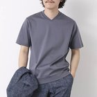 【ノーリーズ グッドマン/NOLLEY'S goodman / MEN】の《ビジカジ対応》シルケットスムース Vネック ドレスTシャツ 25SS チャコールグレー|ID: prp329100004411196 ipo3291000000030803441