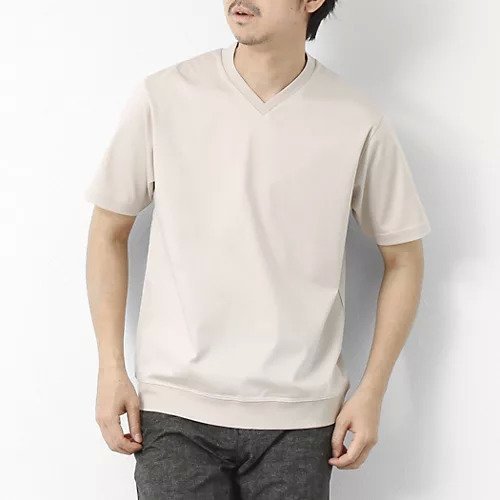 【ノーリーズ グッドマン/NOLLEY'S goodman / MEN】の《ビジカジ対応》シルケットスムース Vネック ドレスTシャツ 25SS インテリア・キッズ・メンズ・レディースファッション・服の通販 founy(ファニー) 　ファッション　Fashion　メンズファッション　MEN　2025年　2025　2025春夏・S/S　Ss,Spring/Summer,2025　インナー　Inner　カーディガン　Cardigan　クール　Cool　シルケット　Mercerization　ジャケット　Jacket　ドレス　Dress　バランス　Balance　ビジネス 仕事 通勤　Business　エレガント 上品　Elegant　夏　Summer　春　Spring　S/S・春夏　Ss・Spring/Summer　無地　Plain Color　グレーベージュ|ID: prp329100004411196 ipo3291000000031718854