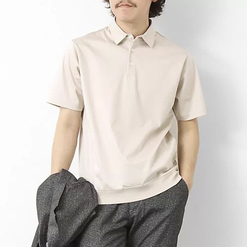 【ノーリーズ グッドマン/NOLLEY'S goodman / MEN】の《ビジカジ対応》シルケットスムース ドレスポロ 25SS インテリア・キッズ・メンズ・レディースファッション・服の通販 founy(ファニー) 　ファッション　Fashion　メンズファッション　Fashion for Men　インナー　Innerwear　春　Spring　カーディガン　Cardigan, Knitwear　クール　Cool, Chic　シルケット　Silket, Silky Cotton　ジャケット　Jacket, Outerwear　ドレス　Dress, One-Piece　ポロシャツ　Polo Shirt, Collared Tee　無地　Plain, Solid Color　S/S・春夏　SS, Spring/Summer, Warm Season　夏　Summer　エレガント 上品　Elegant　ビジネス 仕事 通勤　Business / Work / Commuting　2025年　2025　2025春夏・S/S　Spring/Summer 2025 SS25　グレーベージュ|ID: prp329100004411198 ipo3291000000031719004