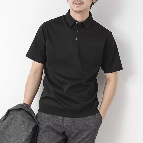 【ノーリーズ グッドマン/NOLLEY'S goodman / MEN】の《ビジカジ対応》シルケットスムース ドレスポロ 25SS インテリア・キッズ・メンズ・レディースファッション・服の通販 founy(ファニー) 　ファッション　Fashion　メンズファッション　Fashion for Men　インナー　Innerwear　春　Spring　カーディガン　Cardigan, Knitwear　クール　Cool, Chic　シルケット　Silket, Silky Cotton　ジャケット　Jacket, Outerwear　ドレス　Dress, One-Piece　ポロシャツ　Polo Shirt, Collared Tee　無地　Plain, Solid Color　S/S・春夏　SS, Spring/Summer, Warm Season　夏　Summer　エレガント 上品　Elegant　ビジネス 仕事 通勤　Business / Work / Commuting　2025年　2025　2025春夏・S/S　Spring/Summer 2025 SS25　ブラック|ID: prp329100004411198 ipo3291000000031719009