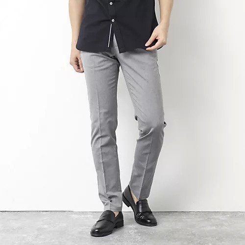 【ノーリーズ グッドマン/NOLLEY'S goodman / MEN】の《ビジカジ対応》綿麻COOLMAX スリムフィットパンツ 25SS インテリア・キッズ・メンズ・レディースファッション・服の通販 founy(ファニー) 　ファッション　Fashion　メンズファッション　MEN　ボトムス　Bottoms/Men　春　Spring　吸水　Water Absorption　スリム　Slim　S/S・春夏　Ss・Spring/Summer　おすすめ　Recommend　夏　Summer　ビジネス 仕事 通勤　Business　2025年　2025　2025春夏・S/S　Ss,Spring/Summer,2025　ミディアムグレー|ID: prp329100004411202 ipo3291000000031713894