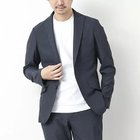 【ノーリーズ グッドマン/NOLLEY'S goodman / MEN】の《セットアップ/ビジカジ対応》ドットサッカーストレッチジャケット 25SS ネイビー|ID: prp329100004411211 ipo3291000000031719182