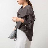 【ノーリーズ/NOLLEY'S】のシアースラブフリルブラウス 人気、トレンドファッション・服の通販 founy(ファニー) ファッション Fashion レディースファッション WOMEN トップス・カットソー Tops/Tshirt シャツ/ブラウス Shirts/Blouses 2025年 2025 2025春夏・S/S Ss,Spring/Summer,2025 おすすめ Recommend シアー Sheer タイトスカート Tight Skirt デニム Denim パール Pearl フリル Frills |ID:prp329100004415259