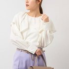 【ノーリーズ/NOLLEY'S】のシアースラブフリルブラウス キナリ|ID: prp329100004415259 ipo3291000000031712549