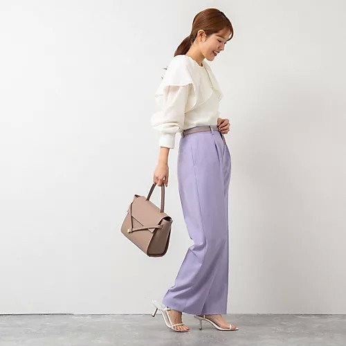【ノーリーズ/NOLLEY'S】のシアースラブフリルブラウス 人気、トレンドファッション・服の通販 founy(ファニー) 　ファッション　Fashion　レディースファッション　WOMEN　トップス・カットソー　Tops/Tshirt　シャツ/ブラウス　Shirts/Blouses　2025年　2025　2025春夏・S/S　Ss,Spring/Summer,2025　おすすめ　Recommend　シアー　Sheer　タイトスカート　Tight Skirt　デニム　Denim　パール　Pearl　フリル　Frills　other-2|ID: prp329100004415259 ipo3291000000031712551