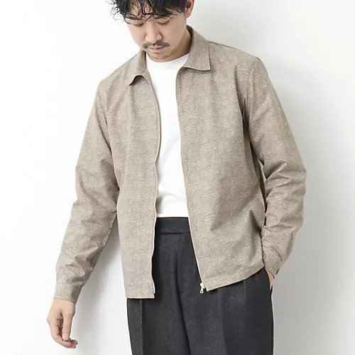 【ノーリーズ グッドマン/NOLLEY'S goodman / MEN】の【COOL DOTS/クールドッツ】《吸水速乾》ジップシャツブルゾン 25SS インテリア・キッズ・メンズ・レディースファッション・服の通販 founy(ファニー) 　ファッション　Fashion　メンズファッション　MEN　ウォッシャブル　Washable　吸水　Water Absorption　シルバー　Silver　ジャケット　Jacket　ストレッチ　Stretch　定番　Standard　ポケット　Pocket　リラックス　Relax　2025年　2025　2025春夏・S/S　Ss,Spring/Summer,2025　ベージュ|ID: prp329100004415267 ipo3291000000031719107