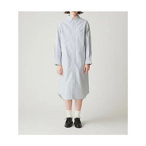 【ミディウミ/MidiUmi】のボタンダウンシャツワンピース 人気、トレンドファッション・服の通販 founy(ファニー) 　ファッション　Fashion　レディースファッション　WOMEN　ワンピース　Dress　シャツワンピース　Shirt Dresses　ボトム　Bottom　春　Spring　other-2|ID: prp329100004417391 ipo3291000000031262157