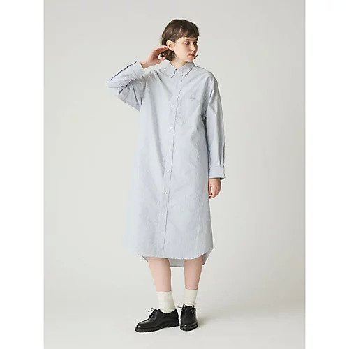 【ミディウミ/MidiUmi】のボタンダウンシャツワンピース 人気、トレンドファッション・服の通販 founy(ファニー) 　ファッション　Fashion　レディースファッション　WOMEN　ワンピース　Dress　シャツワンピース　Shirt Dresses　ボトム　Bottom　春　Spring　other-3|ID: prp329100004417391 ipo3291000000031262159