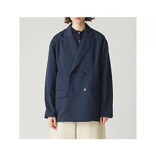 【ミディウミ/MidiUmi】のダブルブレストジャケット 人気、トレンドファッション・服の通販 founy(ファニー) 　ファッション　Fashion　レディースファッション　WOMEN　アウター　Coat Outerwear　ジャケット　Jackets　ジャケット　Jacket　テーラード　Tailored　フロント　Front　ベーシック　Basic　春　Spring　other-2|ID: prp329100004417397 ipo3291000000031262165