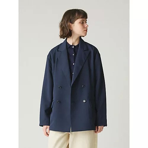 【ミディウミ/MidiUmi】のダブルブレストジャケット 人気、トレンドファッション・服の通販 founy(ファニー) 　ファッション　Fashion　レディースファッション　WOMEN　アウター　Coat Outerwear　ジャケット　Jackets　ジャケット　Jacket　テーラード　Tailored　フロント　Front　ベーシック　Basic　春　Spring　other-3|ID: prp329100004417397 ipo3291000000031262166