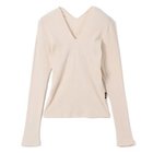 【フォトコピュー/PHOTOCOPIEU】のV-NECK TOP 人気、トレンドファッション・服の通販 founy(ファニー) ファッション Fashion レディースファッション WOMEN トップス・カットソー Tops/Tshirt Vネック V-Neck 2025年 2025 2025春夏・S/S Ss,Spring/Summer,2025 今季 This Season 洗える Washable 長袖 Long Sleeve thumbnail IVORY|ID: prp329100004418980 ipo3291000000030851533