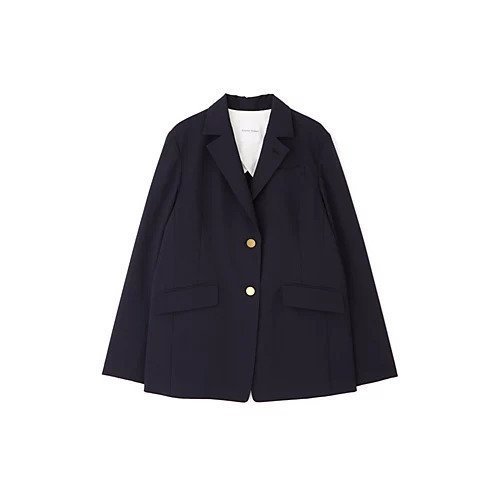 【ヒューマンウーマン/HUMAN WOMAN】のPレーヨン麻ポプリンテーラードジャケット 人気、トレンドファッション・服の通販 founy(ファニー) 　ファッション　Fashion　レディースファッション　Fashion for Women　アウター　Coat / Outerwear Collection　レディースジャケット・軽アウター　Jackets　テーラードジャケット / 通勤・きれいめスタイル　Tailored Jackets & Blazers　おすすめ　Recommended / Our Picks　スタンダード　Standard, Basic　ストレッチ　Stretch, Stretchy Fabric　セットアップ　Set-Up, Coordinated Outfit　ボーダー　Border, Stripe　メタル　Metal, Metal Parts　other-3|ID: prp329100004419001 ipo3291000000033329890
