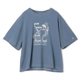 【パロットキャンバス/PARROTT CANVAS】 POOLSIDE S/S T-SHIRT人気、トレンドファッション・服の通販 founy(ファニー) ファッション Fashion レディースファッション Fashion for Women トップス・カットソー Cut & Sew Tops シャツ・ブラウス・オフィスカジュアル Elegant Blouses & Button-Ups ロングTシャツ・Tシャツ Longline T-Shirts & Tees 旅行 Travel 小旅行 Short Trip グラフィック Graphic, Graphic Design 今季 This Season, Current Season 夏 Summer S/S・春夏 SS, Spring/Summer, Warm Season 洗える Machine Washable |ID:prp329100004420482
