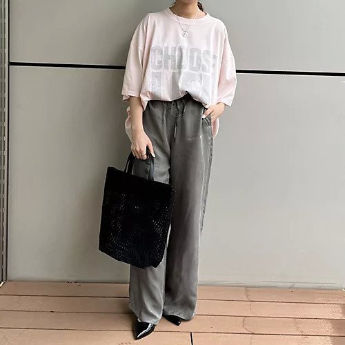 【ル グラジック/LE GLAZIK】のシルキーパンツ 人気、トレンドファッション・服の通販 founy(ファニー) 　ファッション　Fashion　レディースファッション　Fashion for Women　パンツ　Pants & Trousers　キュプラ　Cupro, Eco Fabric　洗える　Machine Washable　other-3|ID: prp329100004420489 ipo3291000000034956469