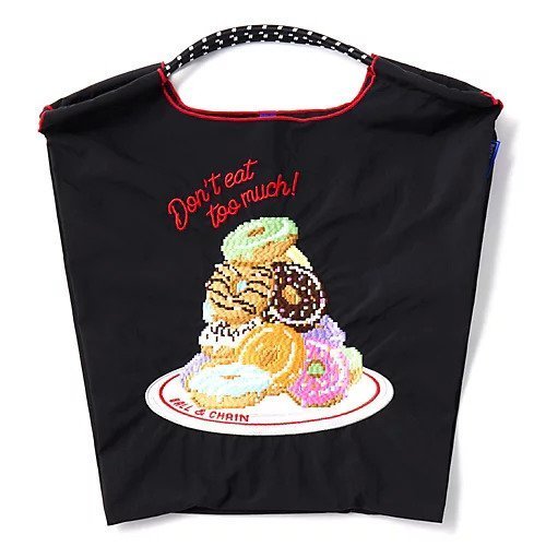 【ボールアンドチェーン/BALL&CHAIN】のショッピングバッグ インテリア・キッズ・メンズ・レディースファッション・服の通販 founy(ファニー) ファッション Fashion レディースファッション Fashion for Women バッグ Bags グラフィック Graphic, Graphic Design コンパクト Compact, Small Size BLACK|ID: prp329100004420493 ipo3291000000032062248