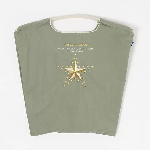 【ボールアンドチェーン/BALL&CHAIN】のショッピングバッグ インテリア・キッズ・メンズ・レディースファッション・服の通販 founy(ファニー) ファッション Fashion レディースファッション Fashion for Women バッグ Bags グラフィック Graphic, Graphic Design コンパクト Compact, Small Size The first Star(M)-MS.GRAY|ID: prp329100004420493 ipo3291000000033048576