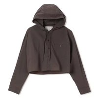 【ジムフレックス/GYMPHLEX】のHOODED SHIRT 人気、トレンドファッション・服の通販 founy(ファニー) ファッション Fashion レディースファッション WOMEN トップス・カットソー Tops/Tshirt シャツ/ブラウス Shirts/Blouses シアー Sheer ショート Short ジャケット Jacket ワンポイント One Point 洗える Washable 軽量 Lightweight |ID:prp329100004420499