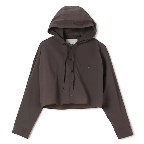 【ジムフレックス/GYMPHLEX】のHOODED SHIRT 人気、トレンドファッション・服の通販 founy(ファニー) 　ファッション　Fashion　レディースファッション　WOMEN　トップス・カットソー　Tops/Tshirt　シャツ/ブラウス　Shirts/Blouses　シアー　Sheer　ショート　Short　ジャケット　Jacket　ワンポイント　One Point　洗える　Washable　軽量　Lightweight　 other-1|ID: prp329100004420499 ipo3291000000030866384