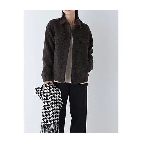 【ヒューマンウーマン/HUMAN WOMAN】のリサイクルウールパイルGジャン 人気、トレンドファッション・服の通販 founy(ファニー) 　ファッション　Fashion　レディースファッション　WOMEN　アウター　Coat Outerwear　おすすめ　Recommend　シンプル　Simple　スタンダード　Standard　デニム　Denim　バランス　Balance　ブルゾン　Blouson　ボックス　Box　ボトム　Bottom　マニッシュ　Mannish　 other-1|ID: prp329100004420504 ipo3291000000030972779