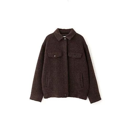 【ヒューマンウーマン/HUMAN WOMAN】のリサイクルウールパイルGジャン 人気、トレンドファッション・服の通販 founy(ファニー) 　ファッション　Fashion　レディースファッション　WOMEN　アウター　Coat Outerwear　おすすめ　Recommend　シンプル　Simple　スタンダード　Standard　デニム　Denim　バランス　Balance　ブルゾン　Blouson　ボックス　Box　ボトム　Bottom　マニッシュ　Mannish　other-3|ID: prp329100004420504 ipo3291000000031260579