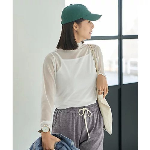 【スタイルデリ/STYLE DELI】の端っこメロウメッシュトップス インテリア・キッズ・メンズ・レディースファッション・服の通販 founy(ファニー) https://founy.com/ ファッション Fashion レディースファッション WOMEN トップス・カットソー Tops/Tshirt インナー Inner キャミソール Camisole スタンド Stand タンク Tank 定番 Standard ノースリーブ No Sleeve 長袖 Long Sleeve ハイネック High Neck フォルム Form ボトルネック Bottleneck ポケット Pocket ミドル Middle 夏 Summer |ID: prp329100004422132 ipo3291000000031671977