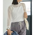 【スタイルデリ/STYLE DELI】の端っこメロウメッシュトップス ホワイト|ID:prp329100004422132