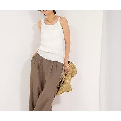 【ノーリーズ/NOLLEY'S】の《アンサンブル対応》《手洗い可能》ペーパーヤーン2WAYリブタンクトップ 人気、トレンドファッション・服の通販 founy(ファニー) 　ファッション　Fashion　レディースファッション　WOMEN　トップス・カットソー　Tops/Tshirt　アンサンブル　Knit Ensemble　2025年　2025　2025春夏・S/S　Ss,Spring/Summer,2025　アンサンブル　Ensemble　インナー　Inner　カーディガン　Cardigan　シンプル　Simple　タンク　Tank　ベスト　Vest　吸水　Water Absorption　other-2|ID: prp329100004424145 ipo3291000000031711392
