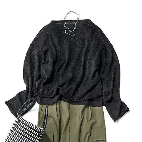 【トゥエルブクローゼット/12closet】の【福田麻琴さんコラボ】【洗える】リネン五分袖Tシャツ 人気、トレンドファッション・服の通販 founy(ファニー) 　ファッションモデル・俳優・女優　Models　女性　Women　福田麻琴　Fukuda Makoto　ファッション　Fashion　レディースファッション　Ladies' Fashion Online　トップス・カットソー　Tops/Tshirt　シャツ/ブラウス　Shirts/Blouses　ロング / Tシャツ　T-Shirts　コラボ　Collaboration　リネン　Linen　ビジネス 仕事 通勤　Business　洗える　Washable　other-3|ID: prp329100004424150 ipo3291000000032377849