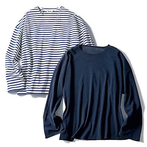 【オブラダ/Oblada】の【LEE別注】【洗える】SHEER LAYER 人気、トレンドファッション・服の通販 founy(ファニー) 　ファッション　Fashion　レディースファッション　WOMEN　ボックス　Box　ボーダー　Border　ラウンド　Round　今季　This Season　別注　Special Order　定番　Standard　洗える　Washable　other-3|ID: prp329100004424154 ipo3291000000031261597
