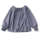 【トゥエルブクローゼット/12closet】の【コラボ】【洗える】ギンガムチェック前後2wayブラウス モーブ|ID:prp329100004424160