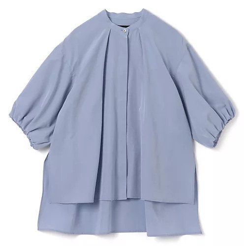 【フローレント/FLORENT】のBALLOON SLEEVE BLOUSE インテリア・キッズ・メンズ・レディースファッション・服の通販 founy(ファニー) 　ファッション　Fashion　レディースファッション　WOMEN　トップス・カットソー　Tops/Tshirt　クラシカル　Classical　スタンド　Stand　バルーン　Balloon　リュクス　Luxe　洗える　Washable　軽量　Lightweight　SAX|ID: prp329100004424167 ipo3291000000030893224