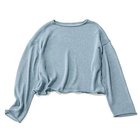 【トゥエルブクローゼット/12closet】の【福田麻琴さんコラボ】【洗える】ペーパーシアーニット ブルー|ID: prp329100004424176 ipo3291000000035685929