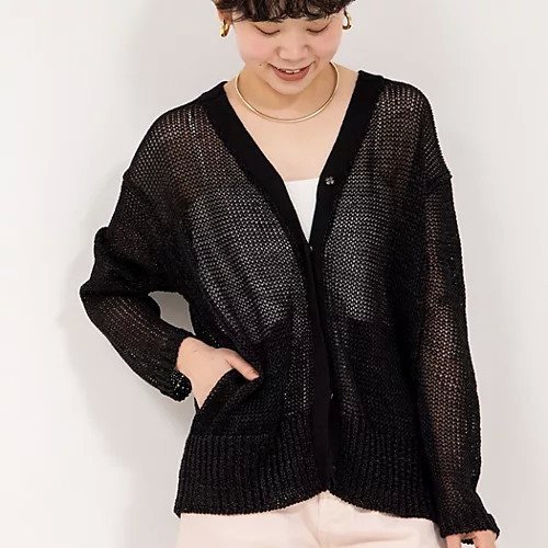 【リエミラー/Rie Miller】の《手洗い可能》ギマ ポリ/リネン Vネックカーディガン 人気、トレンドファッション・服の通販 founy(ファニー) 　ファッション　Fashion　レディースファッション　WOMEN　トップス・カットソー　Tops/Tshirt　カーディガン　Cardigans　Vネック　V-Neck　2025年　2025　2025春夏・S/S　Ss,Spring/Summer,2025　おすすめ　Recommend　インナー　Inner　カーディガン　Cardigan　シンプル　Simple　タンク　Tank　リネン　Linen　夏　Summer　 other-1|ID: prp329100004424179 ipo3291000000031712664