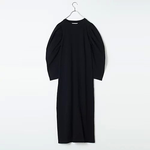 【オブラダ/Oblada】の【LEE別注】【洗える】SHIRRING DRESS インテリア・キッズ・メンズ・レディースファッション・服の通販 founy(ファニー) 　ファッション　Fashion　レディースファッション　WOMEN　ワンピース　Dress　ドレス　Party Dresses　シャーリング　Shirring　スリット　Slit　バランス　Balance　別注　Special Order　洗える　Washable　ブラック|ID: prp329100004424198 ipo3291000000030893369