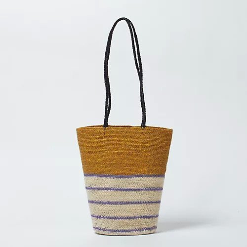 【ヌキテパ/NE QUITTEZ PAS】のBASKET TOTE BAG インテリア・キッズ・メンズ・レディースファッション・服の通販 founy(ファニー) https://founy.com/ ファッション Fashion レディースファッション WOMEN バッグ Bag イエロー Yellow エスニック Ethnic バケツ Bucket パープル Purple ブロック Block ボーダー Border 夏 Summer 春 Spring S/S・春夏 Ss・Spring/Summer |ID: prp329100004424203 ipo3291000000030893385