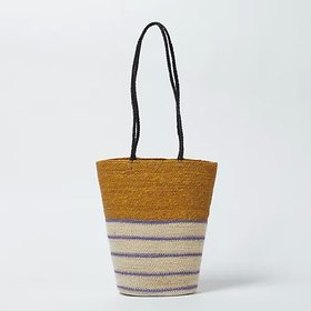 【ヌキテパ/NE QUITTEZ PAS】のBASKET TOTE BAG 人気、トレンドファッション・服の通販 founy(ファニー) ファッション Fashion レディースファッション WOMEN バッグ Bag イエロー Yellow エスニック Ethnic バケツ Bucket パープル Purple ブロック Block ボーダー Border 夏 Summer 春 Spring S/S・春夏 Ss・Spring/Summer |ID:prp329100004424203