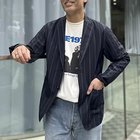【ノーリーズ グッドマン/NOLLEY'S goodman / MEN】のキュプラリネン イージージャケット 25SS ネイビー|ID: prp329100004424260 ipo3291000000031901651
