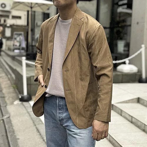 【ノーリーズ グッドマン/NOLLEY'S goodman / MEN】のキュプラリネン イージージャケット 25SS インテリア・キッズ・メンズ・レディースファッション・服の通販 founy(ファニー) 　ファッション　Fashion　メンズファッション　MEN　キュプラ　Cupra　シェイプ　Shape　ショーツ　Shorts　ジャケット　Jacket　スラックス　Slacks　デニム　Denim　パッチ　Patch　フロント　Front　ポケット　Pocket　ポロシャツ　Polo Shirt　リゾート　Resort　リネン　Linen　2025年　2025　2025春夏・S/S　Ss,Spring/Summer,2025　ベージュ系その他|ID: prp329100004424260 ipo3291000000031901652
