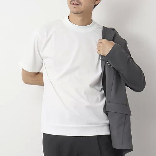 【ノーリーズ グッドマン/NOLLEY'S goodman / MEN】の《ビジカジ対応》【Quattro Seven】《吸水速乾/UVカット》カノコドレスT 25SS インテリア・キッズ・メンズ・レディースファッション・服の通販 founy(ファニー) 　ファッション　Fashion　メンズファッション　MEN　インナー　Inner　カーディガン　Cardigan　クール　Cool　吸水　Water Absorption　鹿の子　Pique　ジャケット　Jacket　バランス　Balance　無地　Plain Color　エレガント 上品　Elegant　ビジネス 仕事 通勤　Business　2025年　2025　2025春夏・S/S　Ss,Spring/Summer,2025　ホワイト|ID: prp329100004424262 ipo3291000000031718866