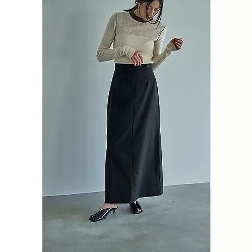 【マージュール/marjour】のPENCIL MAXI SKIRT インテリア・キッズ・メンズ・レディースファッション・服の通販 founy(ファニー) 　ファッション　Fashion　レディースファッション　WOMEN　スカート　Skirt　オケージョン　Occasion　カットソー　Cut And Sew　サンダル　Sandals　ジャケット　Jacket　ストレッチ　Stretch　スニーカー　Sneakers　スーツ　Suit　タイツ　Tights　ビーチ　Beach　プリント　Print　ポケット　Pocket　マキシ　Maxi　レギンス　Leggings　夏　Summer　BLACK|ID: prp329100004425815 ipo3291000000030903403