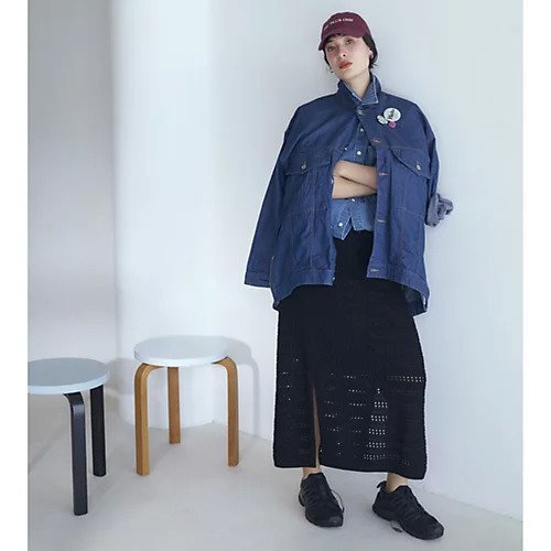 【ミディウミ/MidiUmi】のデニムカバーオール 人気、トレンドファッション・服の通販 founy(ファニー) 　ファッション　Fashion　レディースファッション　Fashion for Women　スリット　Slit, Slit Detail　デニム　Denim, Jeans Material　フロント　Front, Front Design　ポケット　Pocket, Pocket Detail　春　Spring　other-3|ID: prp329100004425822 ipo3291000000031914995