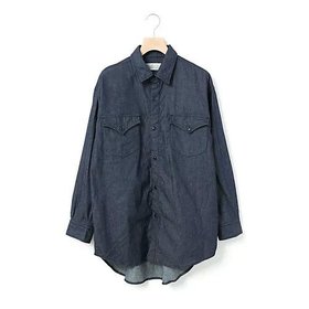 【ミディウミ/MidiUmi】のデニムシャツ 人気、トレンドファッション・服の通販 founy(ファニー) ファッション Fashion レディースファッション WOMEN トップス・カットソー Tops/Tshirt シャツ/ブラウス Shirts/Blouses デニム Denim フロント Front ポケット Pocket |ID:prp329100004425823