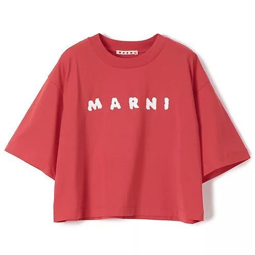 【マルニ/MARNI】のT-SHIRT インテリア・キッズ・メンズ・レディースファッション・服の通販 founy(ファニー) https://founy.com/ ファッション Fashion レディースファッション Fashion for Women トップス・カットソー Cut & Sew Tops シャツ・ブラウス・オフィスカジュアル Elegant Blouses & Button-Ups ロングTシャツ・Tシャツ Longline T-Shirts & Tees 2025年 2025 2025春夏・S/S Spring/Summer 2025 SS25 ショルダー Shoulder, Shoulder Strap シンプル Simple, Minimal ドロップ Drop Shoulder, Dropped Style フェミニン Feminine, Girly 洗える Machine Washable |ID: prp329100004428707 ipo3291000000032524296