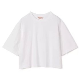 【マルニ/MARNI】 T-SHIRT人気、トレンドファッション・服の通販 founy(ファニー) ファッション Fashion レディースファッション Fashion for Women トップス・カットソー Cut & Sew Tops シャツ・ブラウス・オフィスカジュアル Elegant Blouses & Button-Ups ロングTシャツ・Tシャツ Longline T-Shirts & Tees 2025年 2025 2025-2026秋冬・A/W Autumn/Winter 2025–26 AW25–26 ショルダー Shoulder, Shoulder Strap ドロップ Drop Shoulder, Dropped Style ボトム Bottoms, Lower Wear 洗える Machine Washable |ID:prp329100004428708