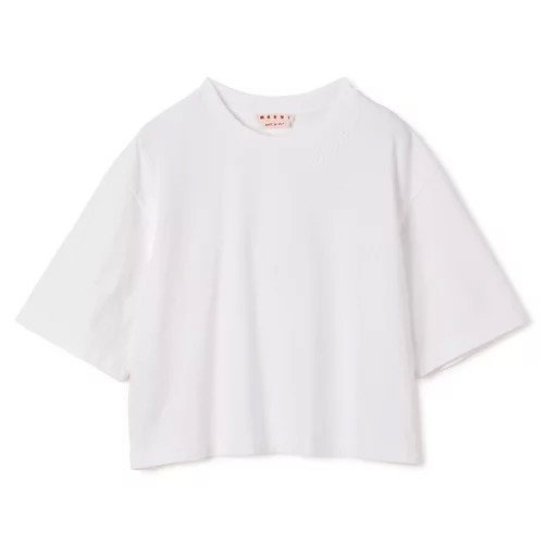 【マルニ/MARNI】のT-SHIRT 人気、トレンドファッション・服の通販 founy(ファニー) 　ファッション　Fashion　レディースファッション　Fashion for Women　トップス・カットソー　Cut & Sew Tops　シャツ・ブラウス・オフィスカジュアル　Elegant Blouses & Button-Ups　ロングTシャツ・Tシャツ　Longline T-Shirts & Tees　2025年　2025　2025-2026秋冬・A/W　Autumn/Winter 2025–26 AW25–26　ショルダー　Shoulder, Shoulder Strap　ドロップ　Drop Shoulder, Dropped Style　ボトム　Bottoms, Lower Wear　洗える　Machine Washable　 other-1|ID: prp329100004428708 ipo3291000000036042708