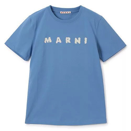 【マルニ/MARNI】のT-SHIRT インテリア・キッズ・メンズ・レディースファッション・服の通販 founy(ファニー) ファッション Fashion レディースファッション Fashion for Women トップス・カットソー Cut & Sew Tops シャツ・ブラウス・オフィスカジュアル Elegant Blouses & Button-Ups ロングTシャツ・Tシャツ Longline T-Shirts & Tees 2025年 2025 2025春夏・S/S Spring/Summer 2025 SS25 ジャケット Jacket, Outerwear トレンド Trend, Trending Now フィット Fit, Slim Fit 今季 This Season, Current Season 洗える Machine Washable BLUE LILAC|ID: prp329100004428709 ipo3291000000035315967