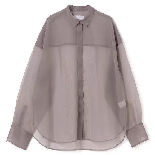 【マージ/MARGE】のChambray organdy shirt 人気、トレンドファッション・服の通販 founy(ファニー) 　ファッション　Fashion　レディースファッション　WOMEN　トップス・カットソー　Tops/Tshirt　シャツ/ブラウス　Shirts/Blouses　2025年　2025　2025春夏・S/S　Ss,Spring/Summer,2025　フロント　Front　リュクス　Luxe　 other-1|ID: prp329100004428720 ipo3291000000030927948